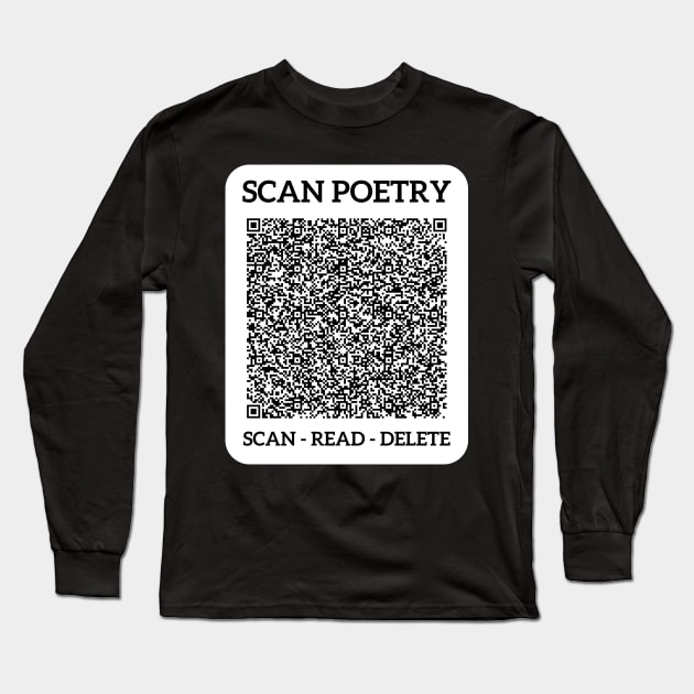 Poetry Project - Do not go gentle into that good night Long Sleeve T-Shirt by Walford-Designs